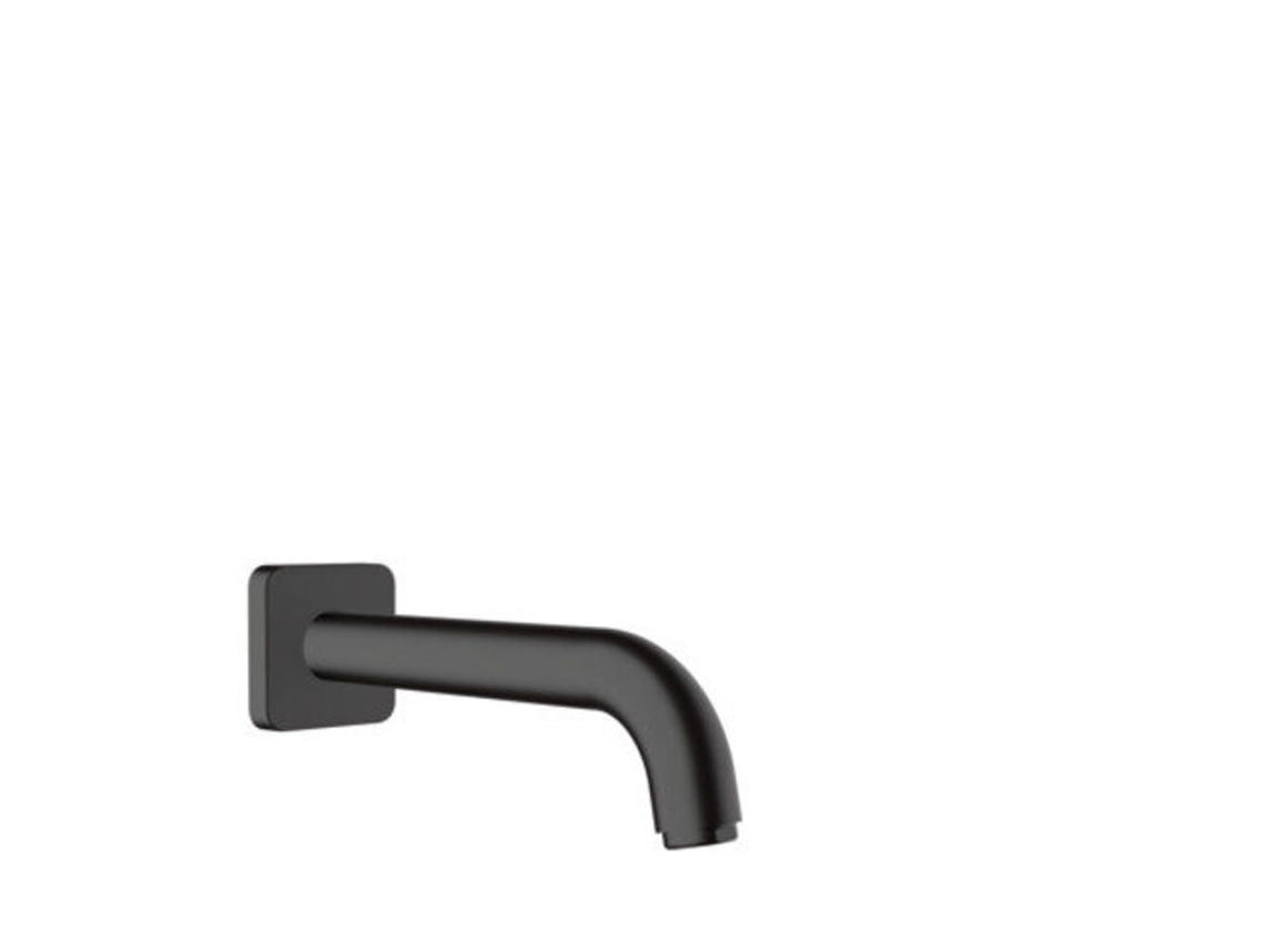 Caño de bañera HANSGROHE Vernis Shape, proyección 204 mm, 71460, Color: Negro Mate