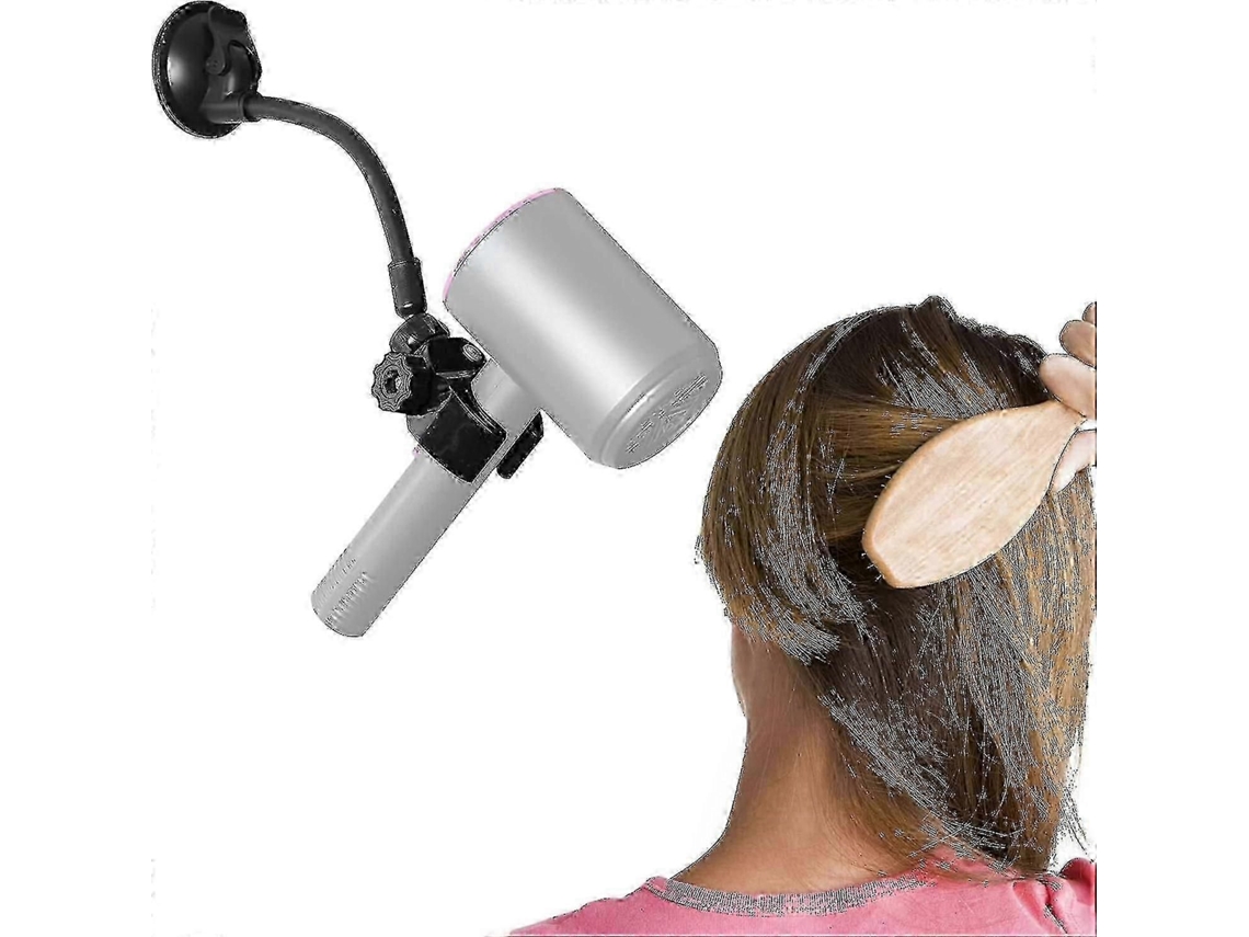Soporte ajustable para secador de pelo, secador con rotación de 360 ​​grados, brazo orientable y ventosa, GOKOCO