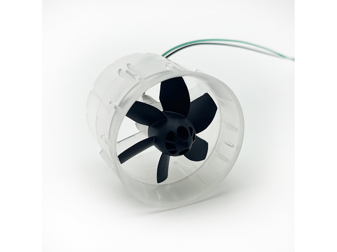 Ventilador conducido M30 Brush Edf de 30 mm con 6 aspas y motor sin núcleo, motor con escobillas CW/CCW para avión de ala fija Micro Jet RC