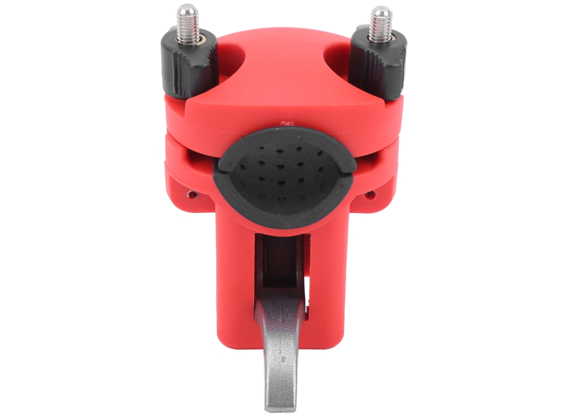 Soporte para cañas de pescar para barco, aluminio rojo