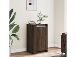 Aparador Madera Contrachapada Marrón Roble 45x35x75 Cm
