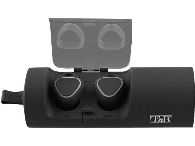 Auriculares Bluetooth True Wireless TNB EBTWINSBK (In Ear - Micrófono - Negro)