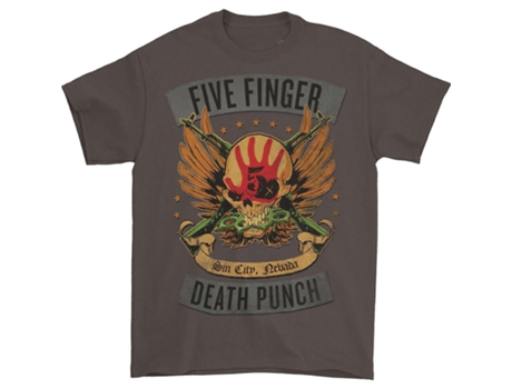 Camiseta ROCKINSTONE Five Finger Death Punch Lock & Loaded (XXL)