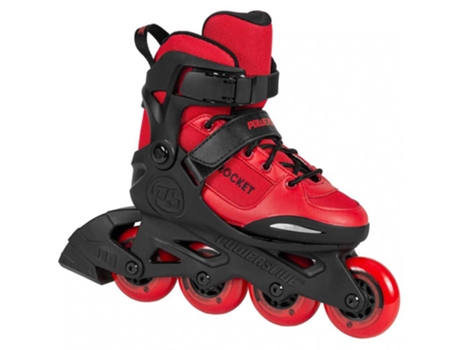 Patina em Linha Rocket Adjustable Vermelho Eu 33-36Powerslide