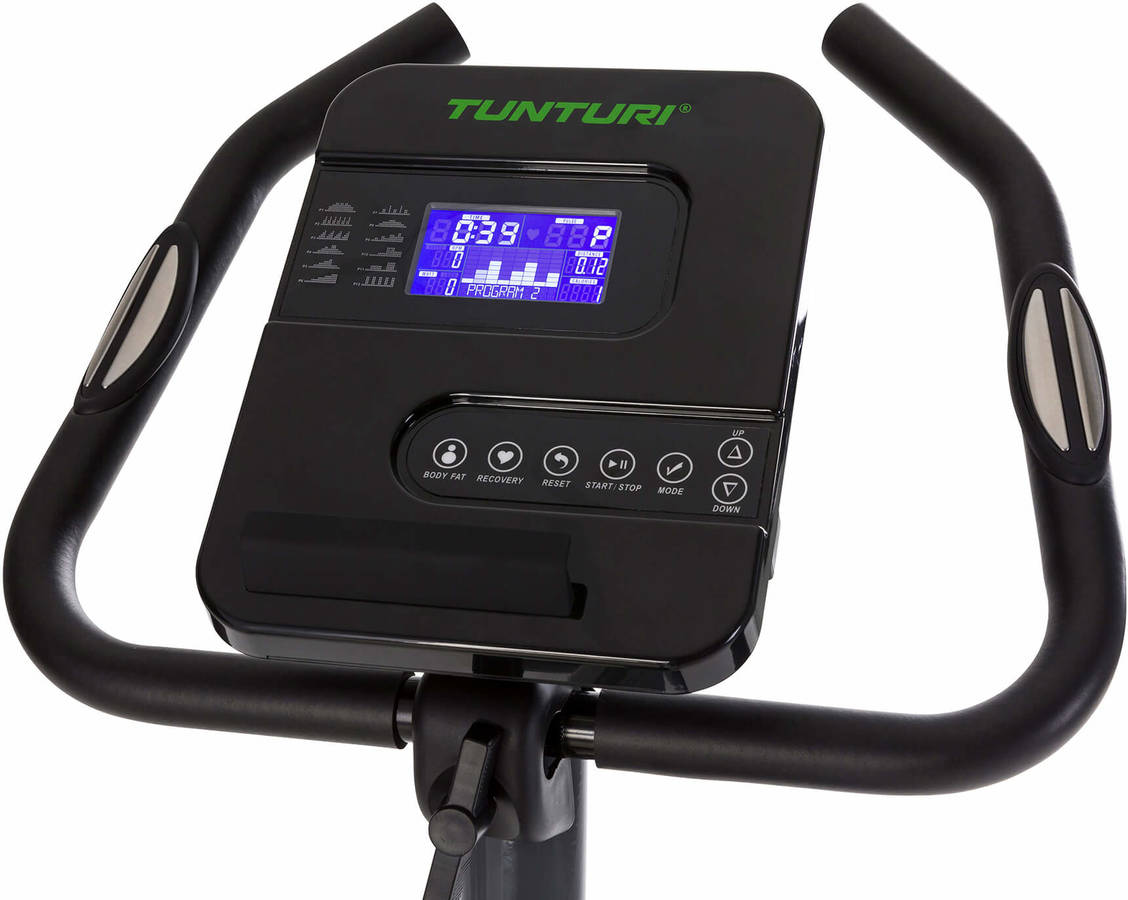 Bicicleta Estática TUNTURI Cardio Fit E30 Ergometer (Negro - 1.23x0.84x0.5m)