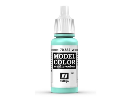 Pintura Acrílica Mate 17 Ml ACRYLICOS VALLEJO 832 Pátina Verdín