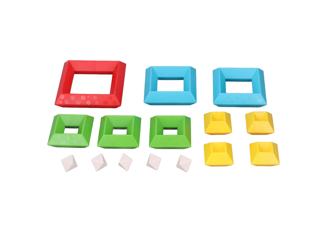 Dan26-bloques De Construcción Plásticos Educativos Coloridos Exquisitos Para Niños De Más De 3 Años