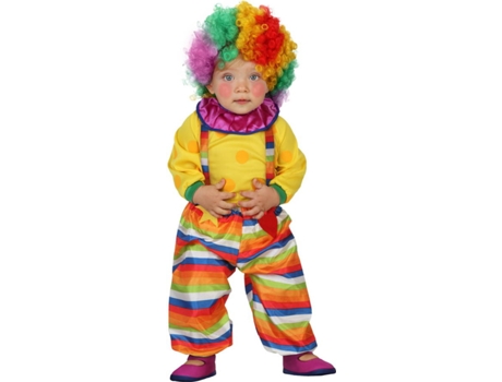 Disfraz de Bebé DISFRAZZES Payaso Rayas (Talla: 6 a 12 meses)
