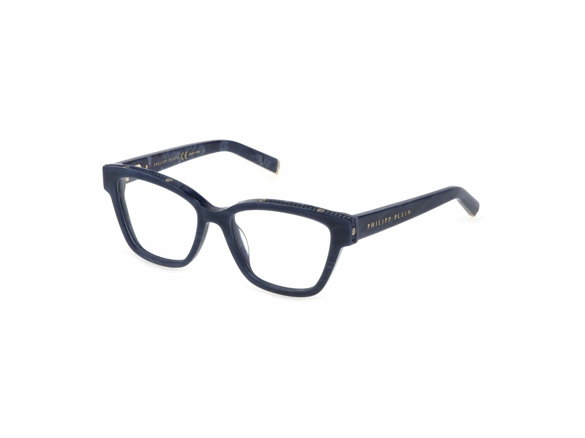 Montura De Gafas Mujer Philipp Plein Vpp034s-530b35-21g (azul - Metal - Ø 53 Mm)