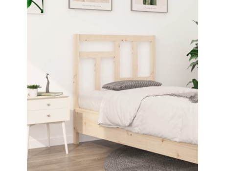 MAISON EXCLUSIVE - Cabecero de cama madera maciza de pino 95,5x4x100 cm