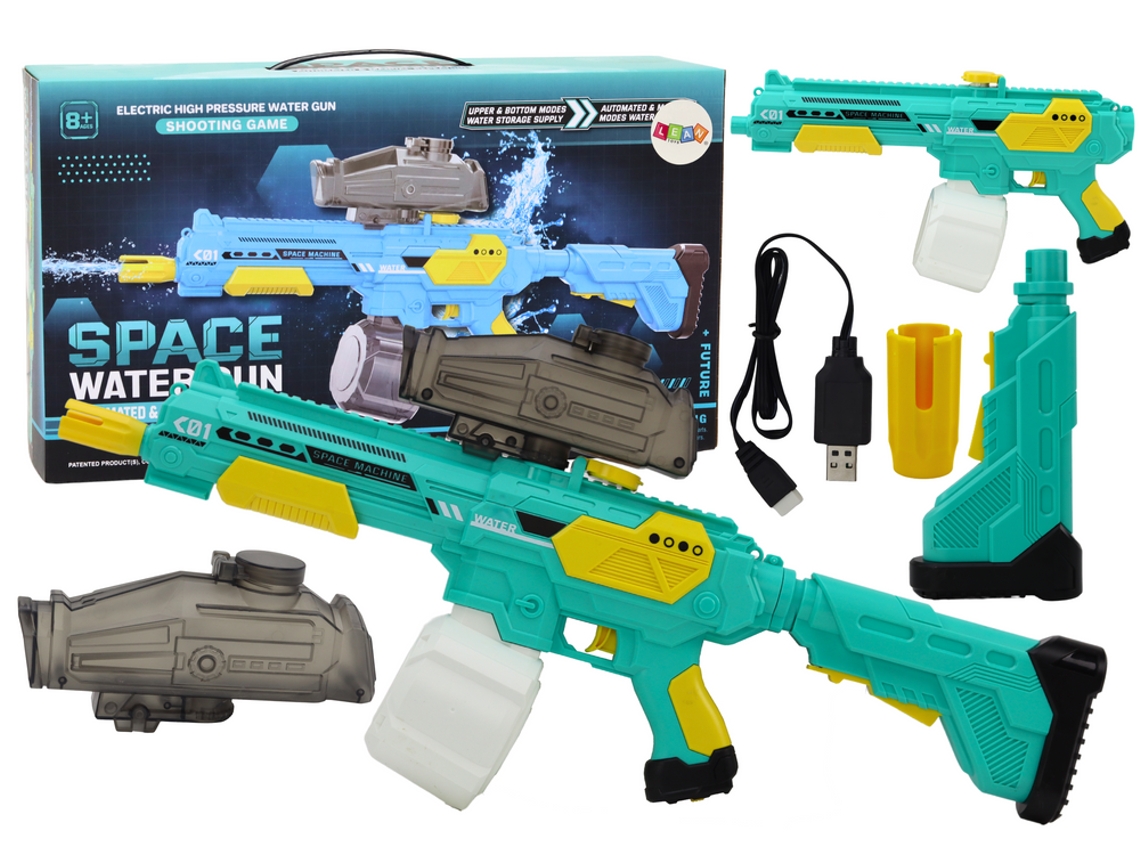 Pistola de agua inalámbrica automática M416 Verde B.active
