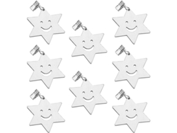 8 Soportes Para Manteles De Acero Inoxidable Con Diseño De Estrella, Resistentes Al Viento, Para Uso Interior Y Exterior.