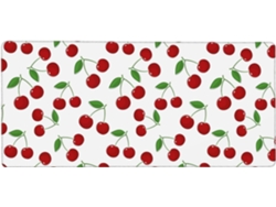 Besportble Alfombrilla De Ratón Grande Con Estampado De Cerezas Dulces Para Ordenador Y Goma Antideslizante...