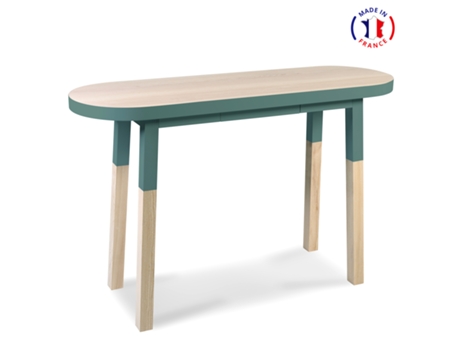Consola Alta Ovalada MON PETIT MEUBLE FRANÇAIS (Azul Frehel - Madera - 140 x 90 x 45 cm)