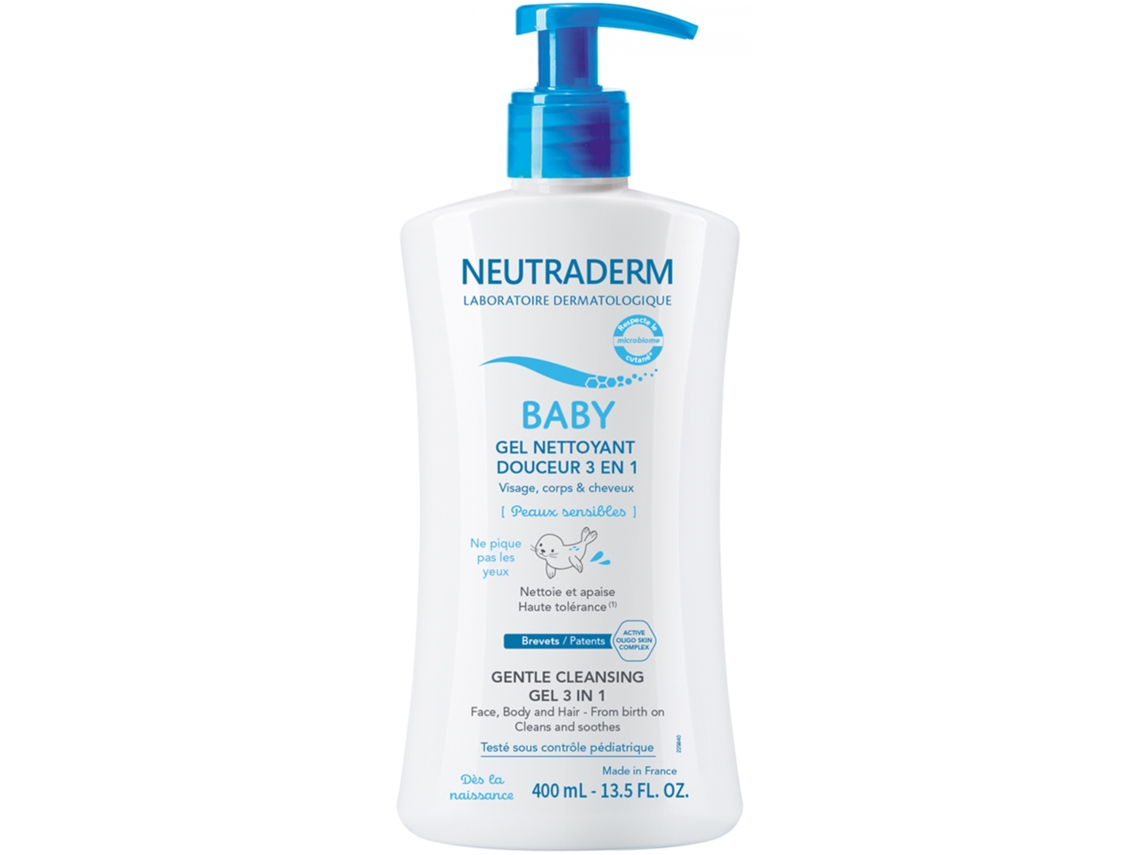 Gel Baby Limpador Suave 3 En 1 400 Ml NEUTRADERM