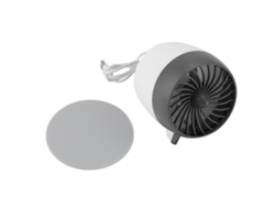 Ventilador Usb Mini Silencioso De Doble Hoja Ventilador De Enfriamiento Turbojet Para Oficina Pc Computadora Blanco