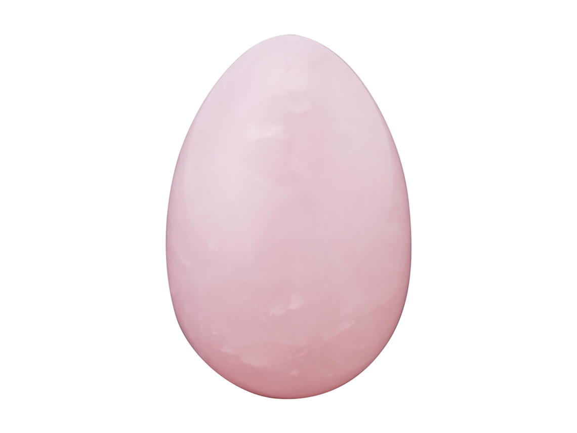 Huevo Yoni de Cuarzo Rosa Ejercicios de Kegel Postparto