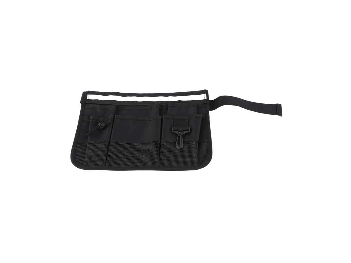 Bolsa de almacenamiento para herramientas de jardín con múltiples bolsillos, ajustable y portátil.