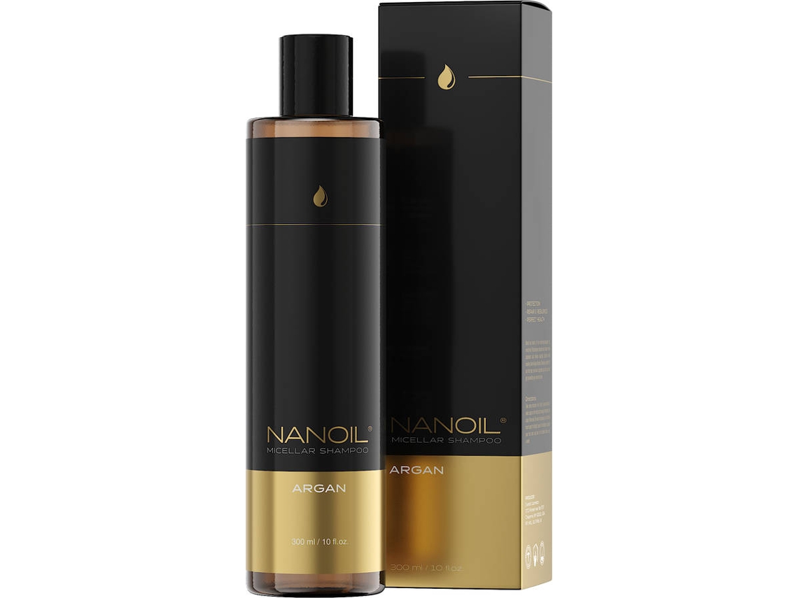 Champú Micelar con Aceite de Argán NANOIL Argan Micellar Shampoo (300 ml)