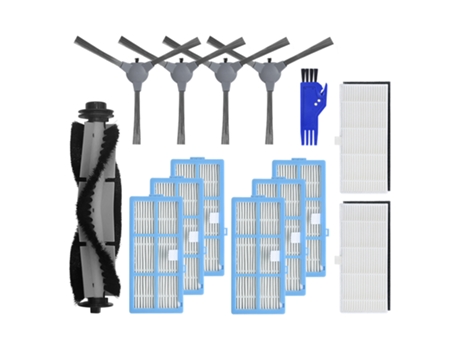 14 piezas para Coredy 3500 R3500 R3500S Robot Kit de repuesto de aspiradora, cepillo rodante, Cepillo Lateral, peine de filtro