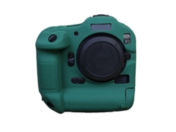 Funda protectora de silicona flexible con protección contra caídas, compatible con la cámara Canon Eos R3, funda antiarañazos y anticaídas Facpoet