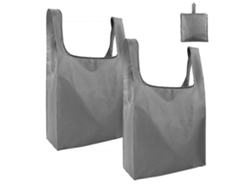 Paquete de 2 bolsas de compra reutilizables y plegables, grandes e ideales para supermercados GOKOCO