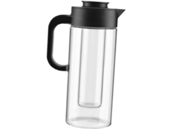 Jarra De Agua De Vidrio De 1500 Ml, Resistente A Altas Temperaturas, Con Columna De Agua.
