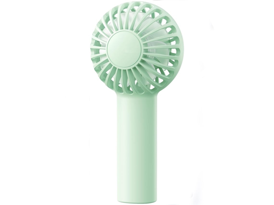 Mini ventilador portátil de mano, potente ventilador recargable de 3 velocidades, pequeño ventilador personal de mano para maquillaje de USHION