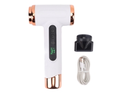 Secador de pelo portátil inalámbrico Danu, 15000 mAh, recargable por USB, 200 W, con aire caliente y frío - Blanco