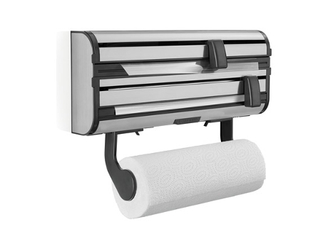 Portarrollos de Cocina LEIFHEIT Pared Triple Royal (Gris)