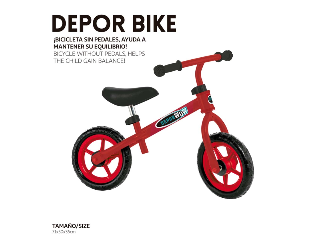 Bici Roja Sin Pedales Toy Planet