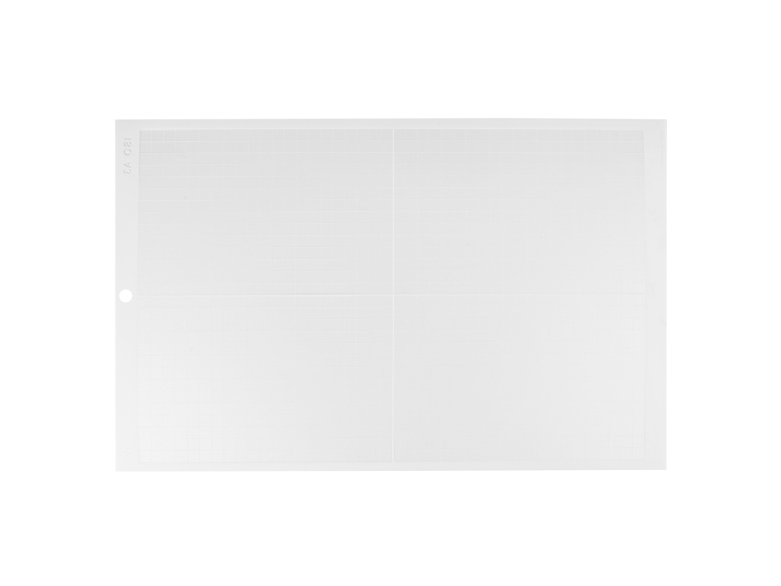 Tapete De Corte Antideslizante A3 De 45 X 30 Cm Para Plotter, Vinilo Blanco.