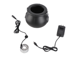 Caldeirão de Bruxa BJ com 12 LEDs que mudam de cor para decoração de festas de Halloween em casa e ao ar livre