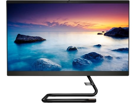 Lenovo Ideacentre Aio 3 ordenador de sobremesa todo en uno pantalla 23.8 fullhd procesador amd ryzen 5 4500u 512gb ssd ram 8 windows 10 home teclado qwerty español usb negro all in 24are05 512 w10