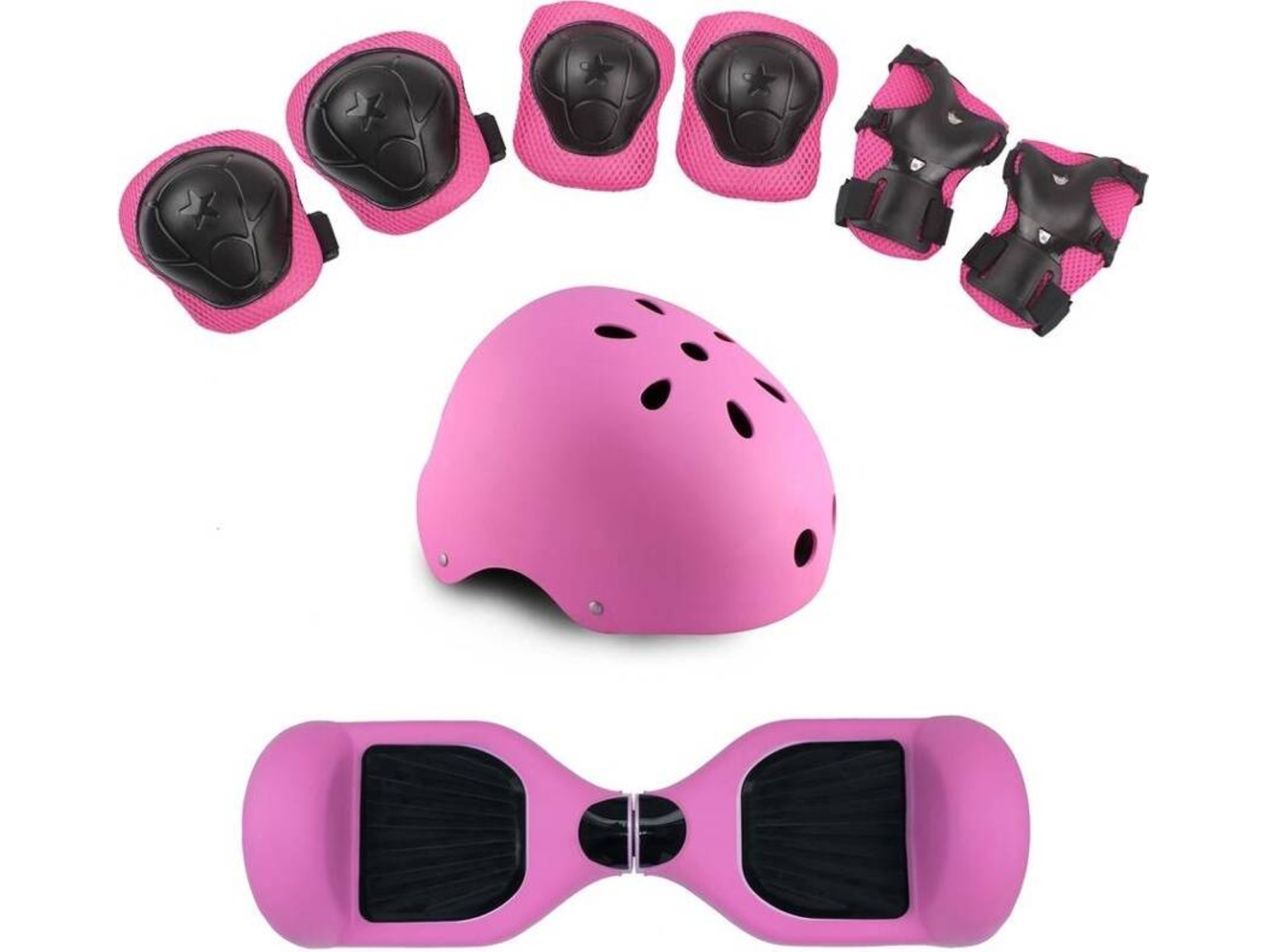 HOVERBOARD+CAPA SILICONE+PROTECÇÕES RS