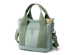 Bolso pequeño de lona, bandolera con correa ajustable, minibolso informal con múltiples bolsillos, estilo cartera Truyuety