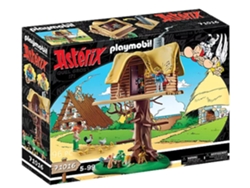 PLAYMOBIL Astérix: Cacofonix con casa en el árbol (4 años - 96 Piezas)