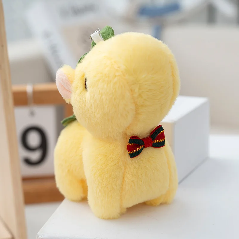 Figura De Caballo (amarilla), Peluche, Muñeco, Adorno De Bolso De Dibujos Animados, Lindo Llavero De Animalito
