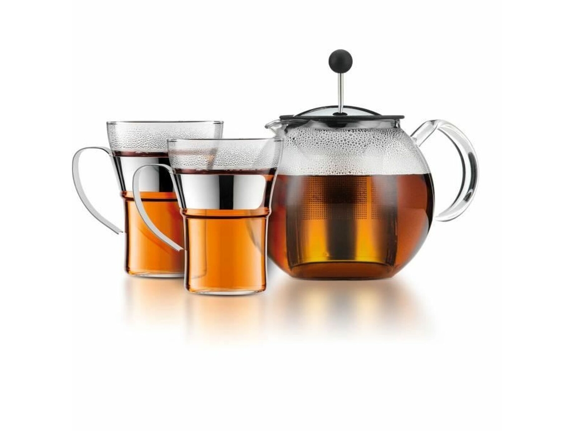 Cafetera de émbolo BODUM de acero inoxidable transparente 1 L 0,35 L (6 unidades)