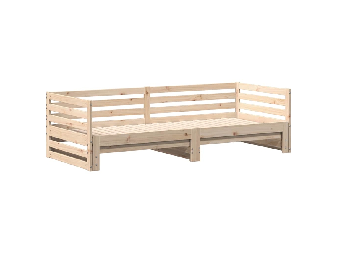 Maison Exclusive - Sofá Cama Con Cama Nido Sin Colchón 80x200 Cm