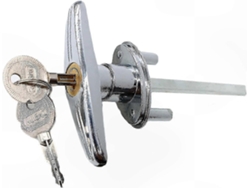 Kit de manija en T con 2 llaves Cerradura para puerta de garaje con manija en T y llave Boa Rosewell