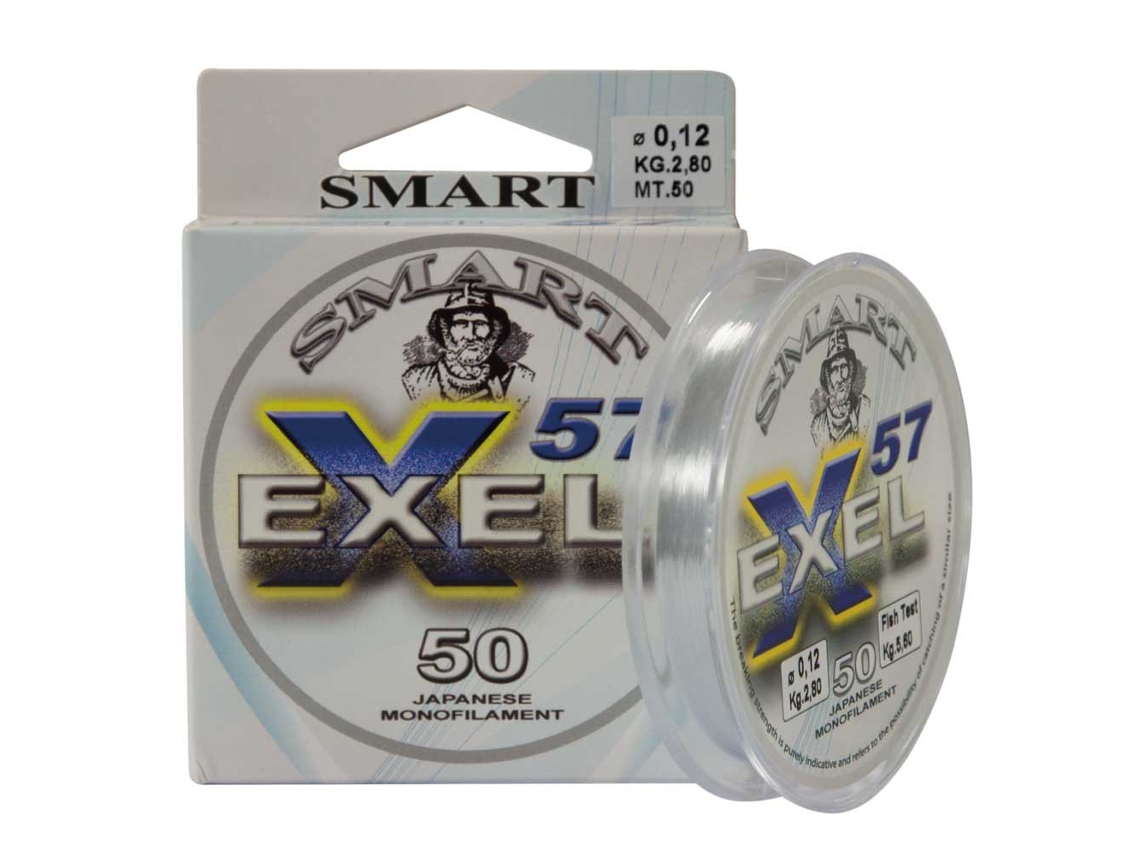Monofilamento Exel 57 50 M Transparente 0.120 Mmmaver