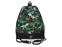 MOVOM Mochila Saco Y Porta Alimentos Poliéster Raptors Negro