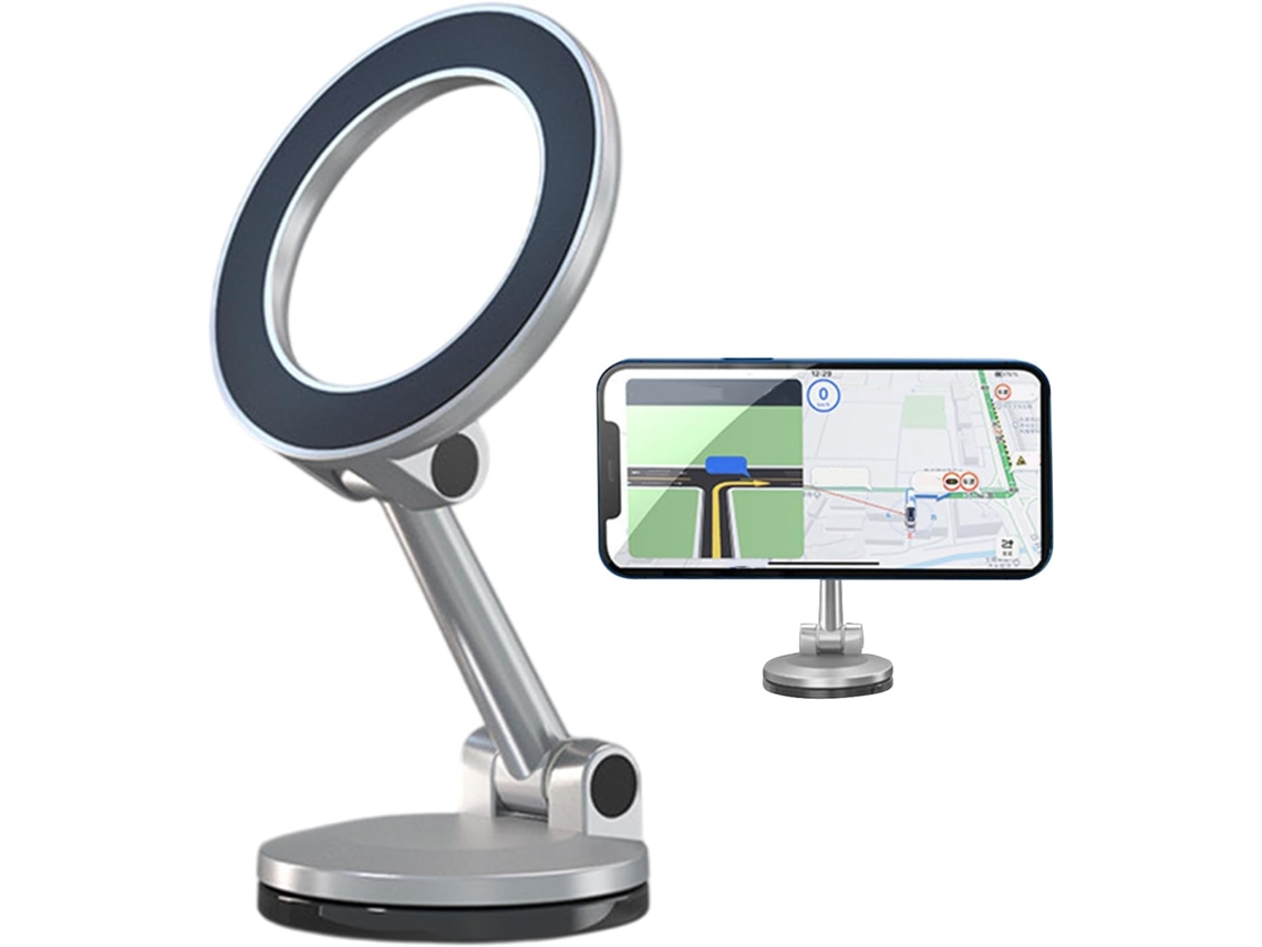 Soporte Magnético Para Teléfono De Coche Rotación De 360 Grados Soporte Para Teléfono Para Salpicadero De Coche, Sedán,
