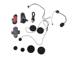 Intercomunicador Bluetooth Impermeable Para Casco Con Cancelación De Ruido Y Micrófono Para Motocicleta, Esquí Y Quad.
