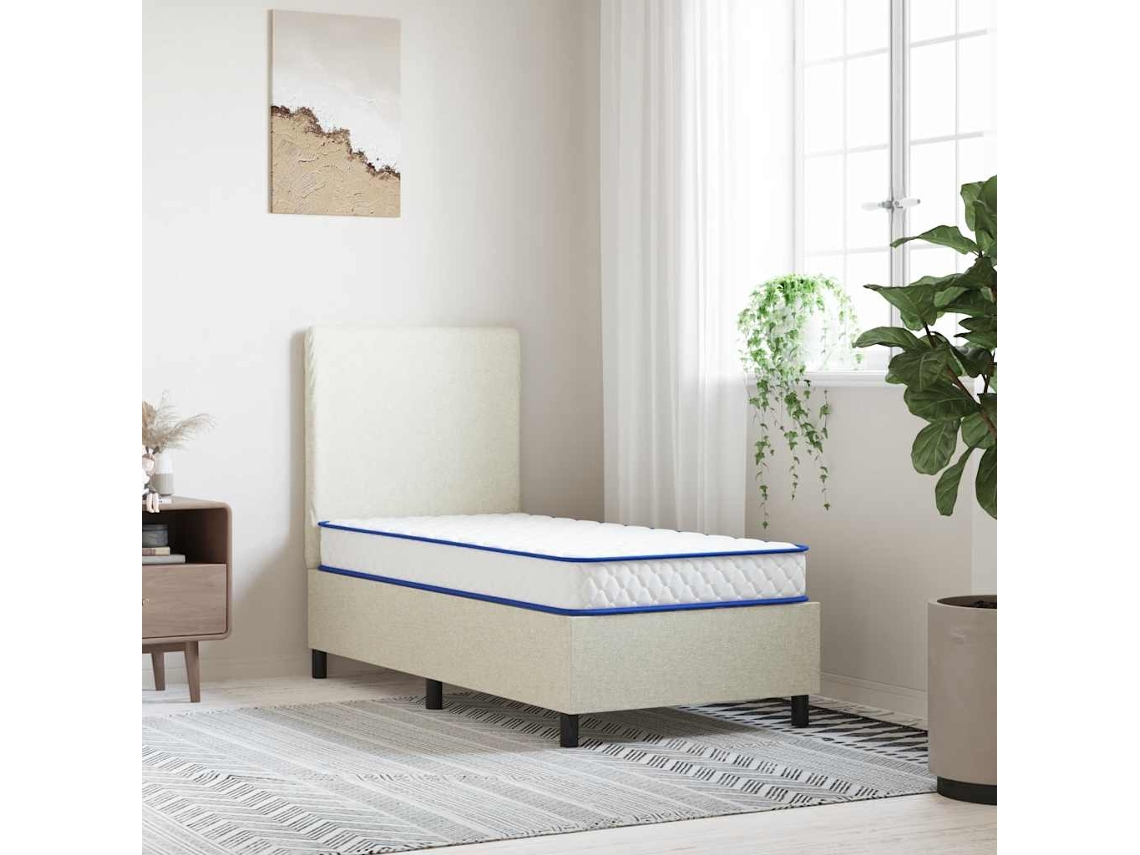 Colchón De Espuma Viscoelástica Blanco 80x160x17 Cm Suave