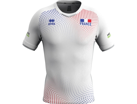 Camiseta para Hombre ERREA Equipe de France 2021-22 Blanco para Vóleibol (2XL)