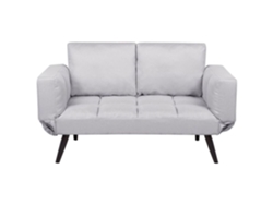 Sofá cama BELIANI Brekke de Poliéster Gris 183x75x90