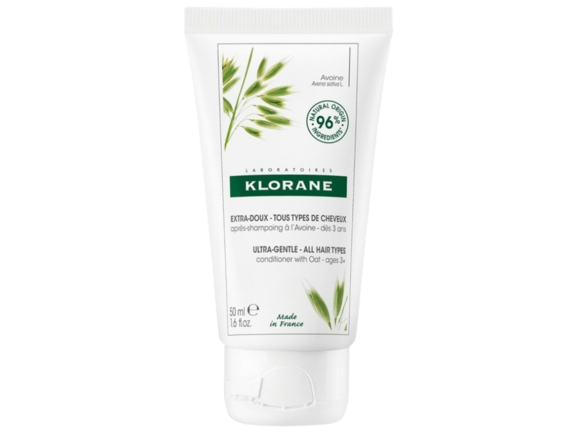 Acondicionador Extra-Suave de Avena para Todo Tipo de Cabellos 50 Ml KLORANE