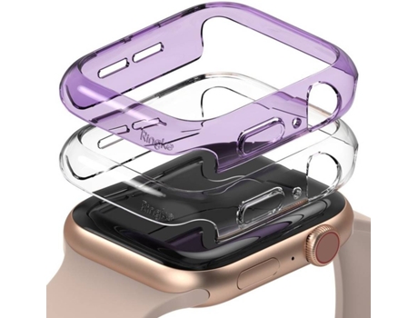 Carcasa RINGKE Smartwatch (Apple Watch 4/5/SE 40mm - Transparente y Morado)